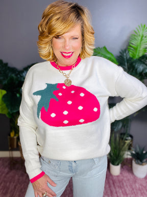 Strawberry Kisses Sweater (2 Colors)