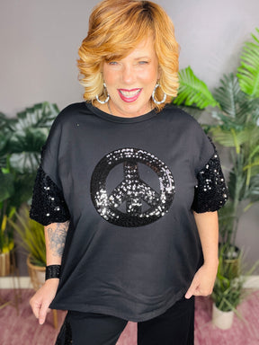 Let Your Peace Shine Top - S241BK