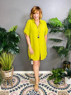 Feeling Extra Special Avocado Dress - DR167AV