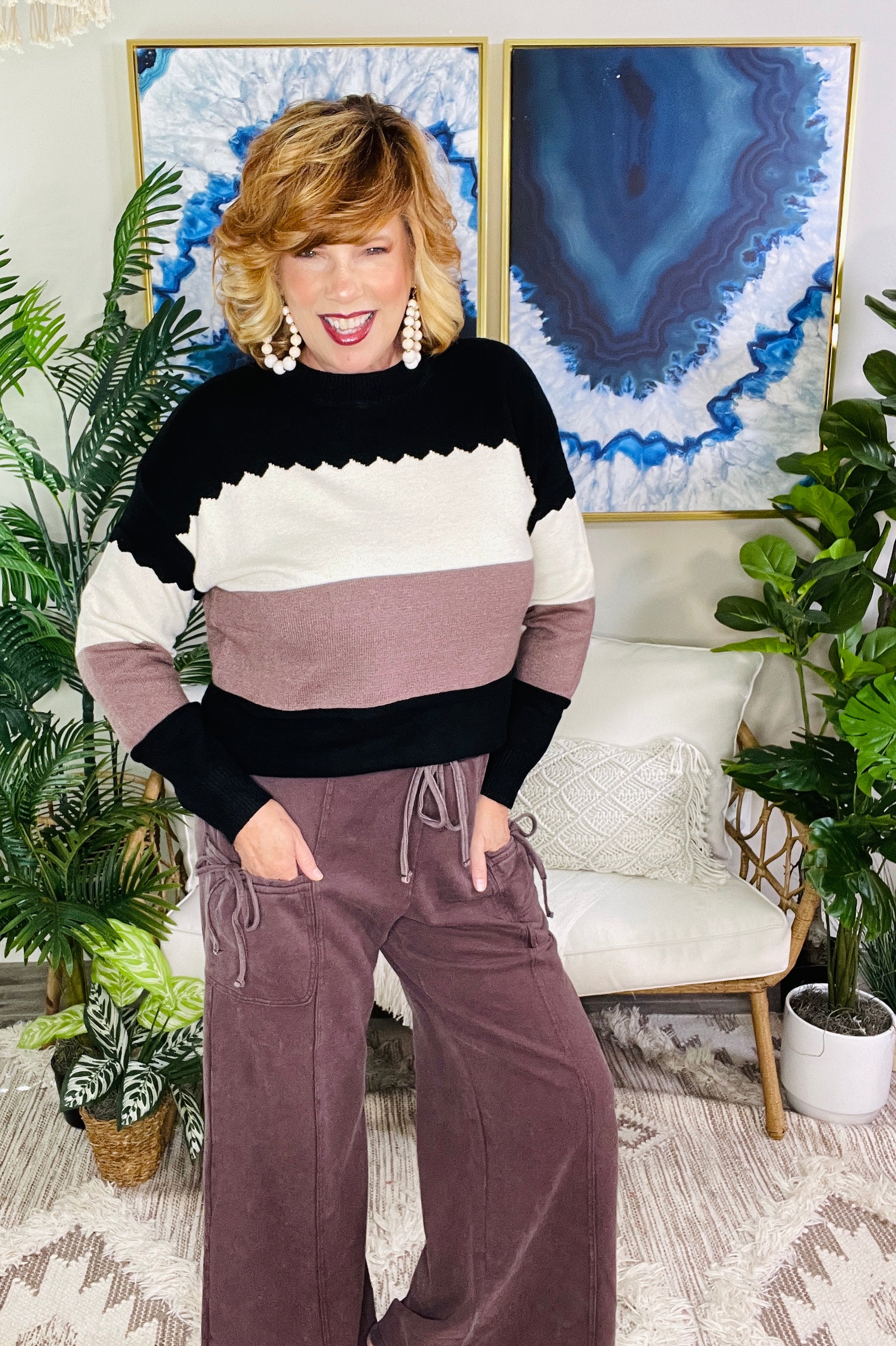 Mixing It Up Sweater (2 Colors)