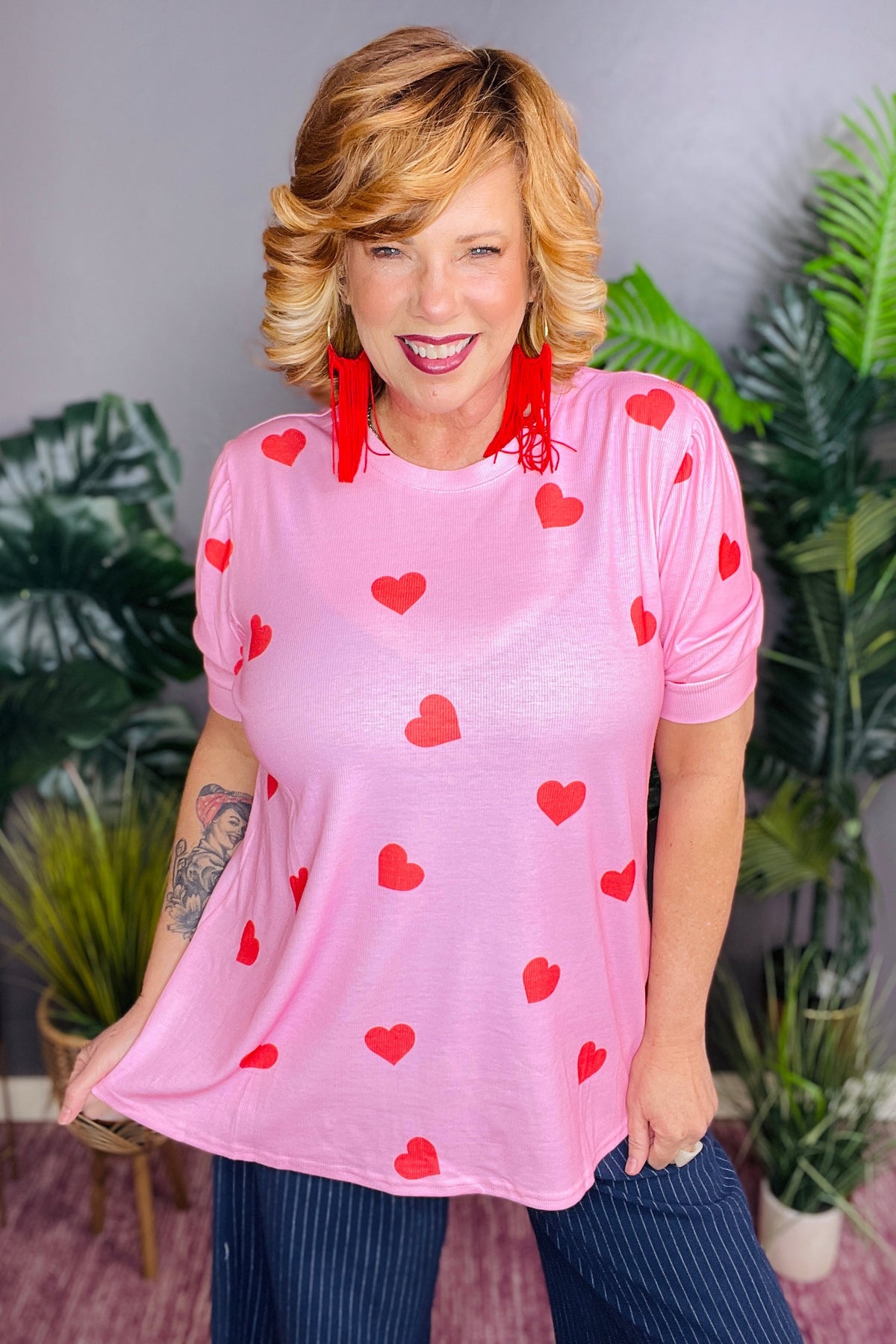 Hearts Lead The Way Top - S238PK