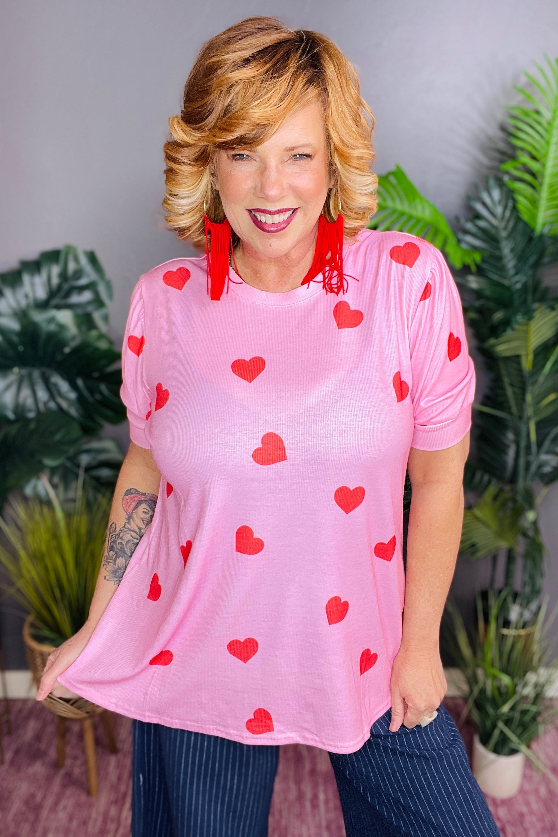 Hearts Lead The Way Top - S238PK