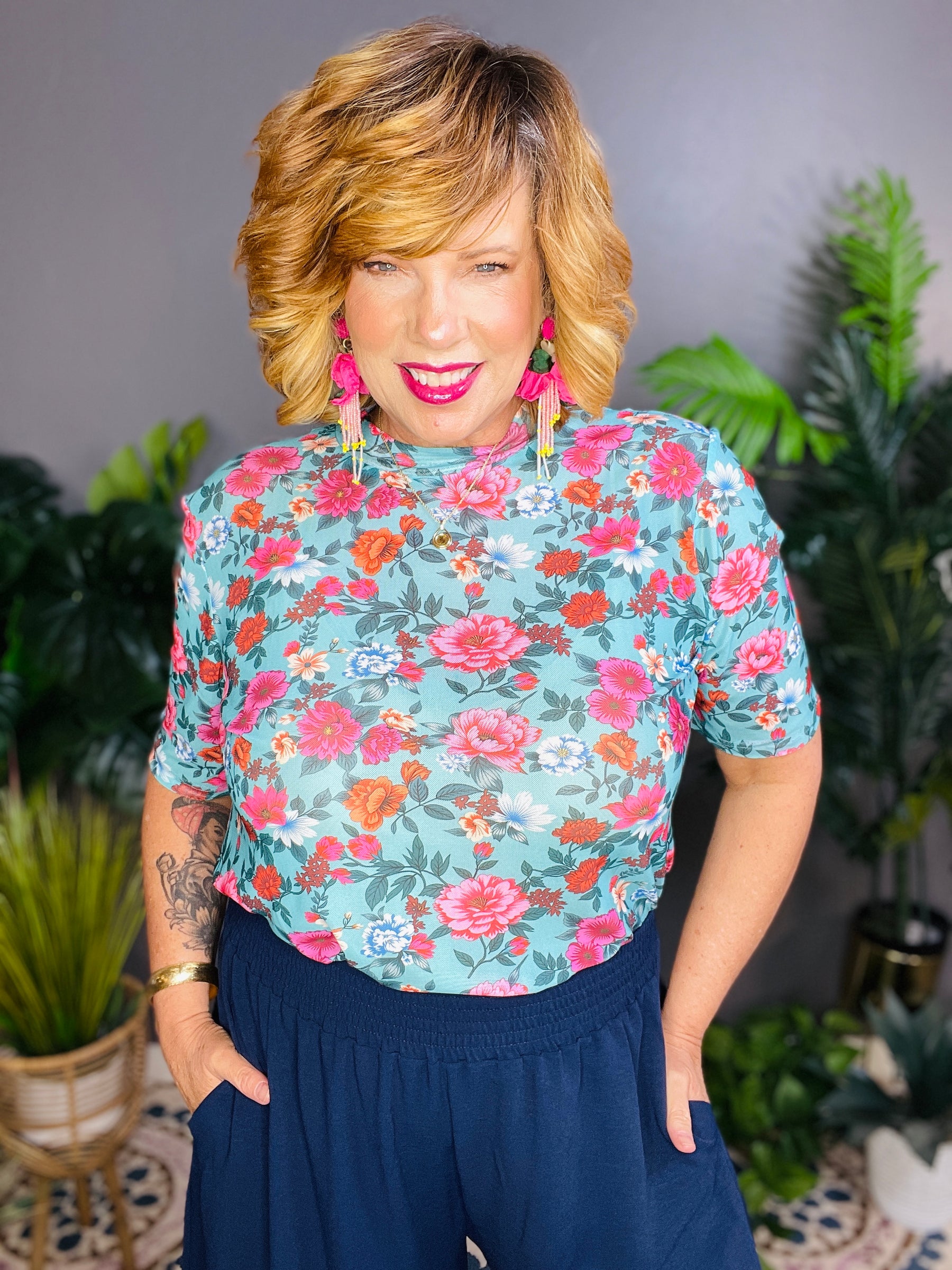 Pretty In Petals Top - S798TQ