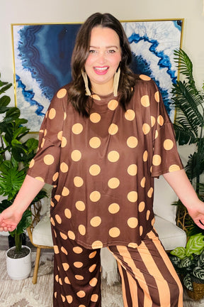 Spots And Stripes Top And Pant Set - SET112BR