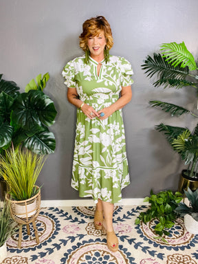 Petals In The Breeze Dress - DR175GN