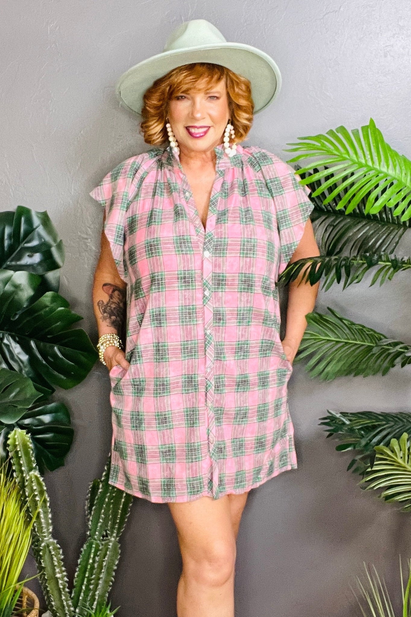 Afternoon Date Pink Dress - DR088PK