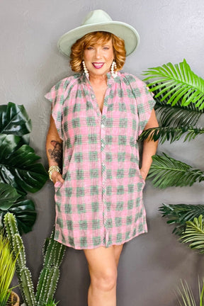 Afternoon Date Pink Dress - DR088PK
