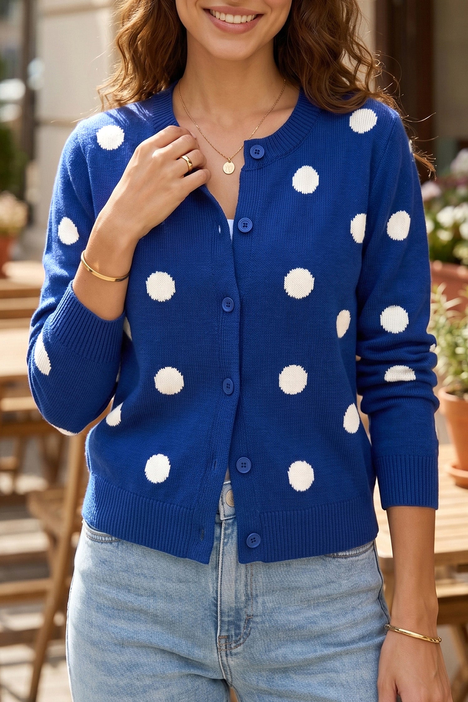 Happy Little Thing Polka Dot Cardigan (3 Colors)