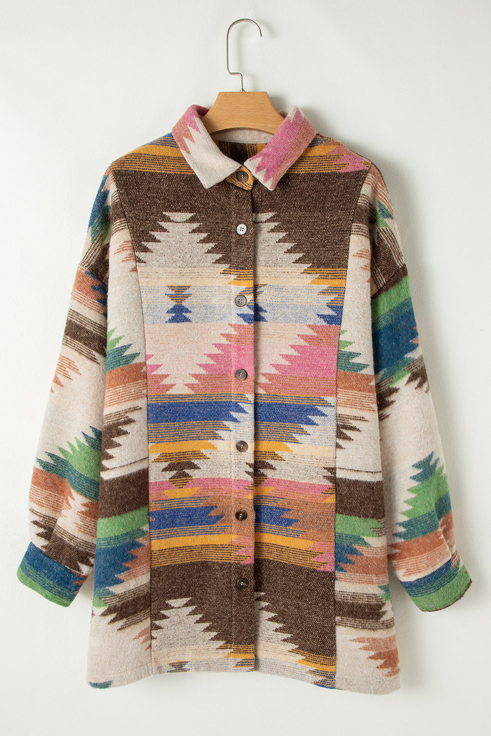 Sedona Dreams Aztec Print Shacket