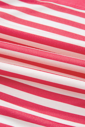 Stripe A Pose Colorblock Top