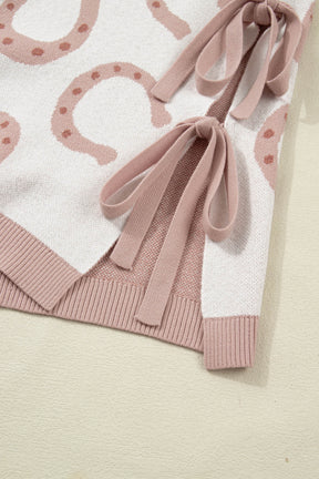 Take Your Turn Horse Shoe Knit Top