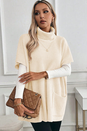 Jet Stream Knit Casual Turtleneck Sweater