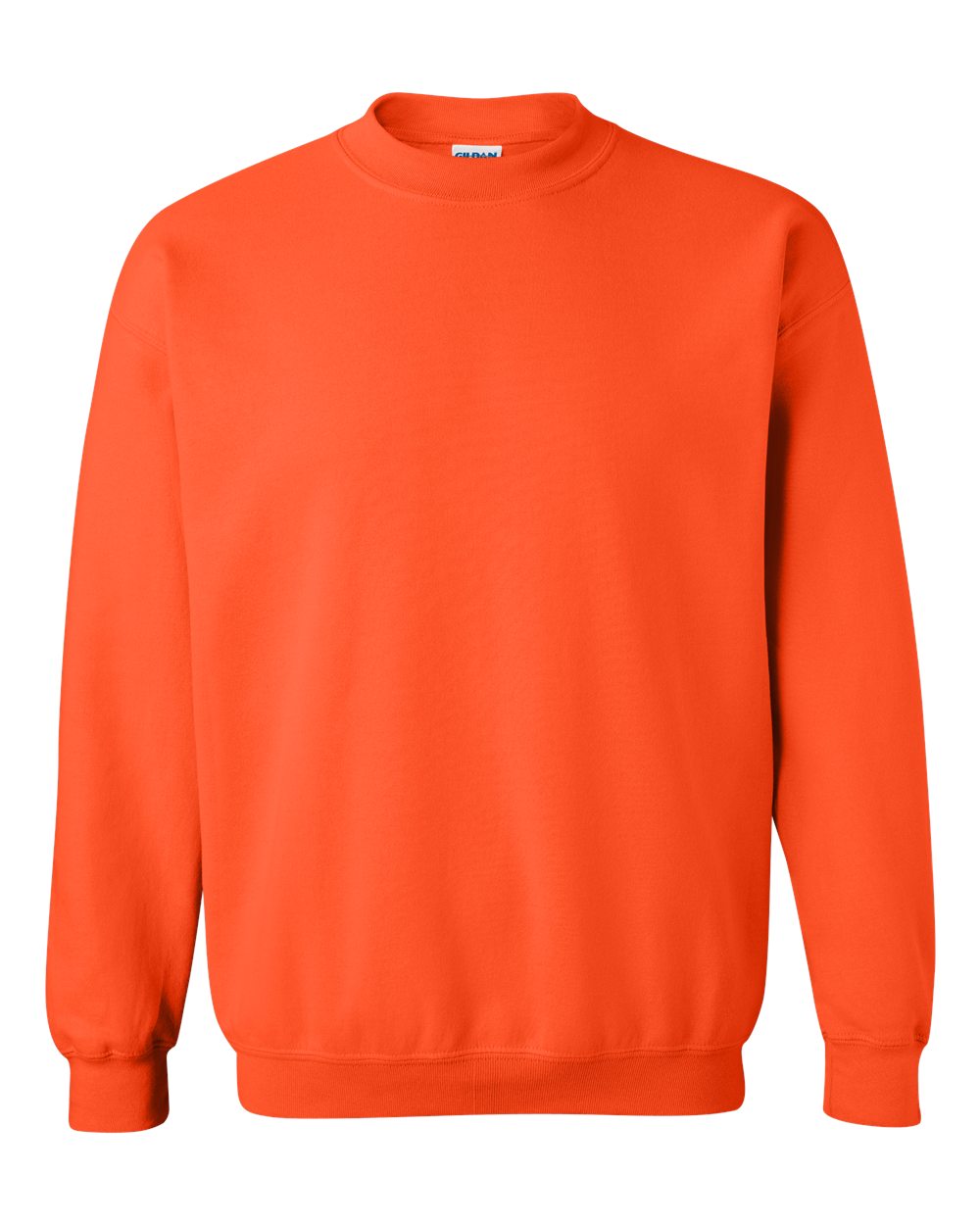Orange Crew Neck Sweatshirt - T9543OR