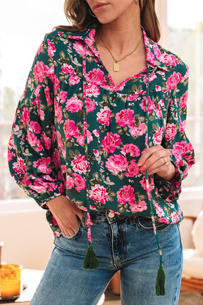 Fresh Is Key Floral Printed Puff Sleeve Top