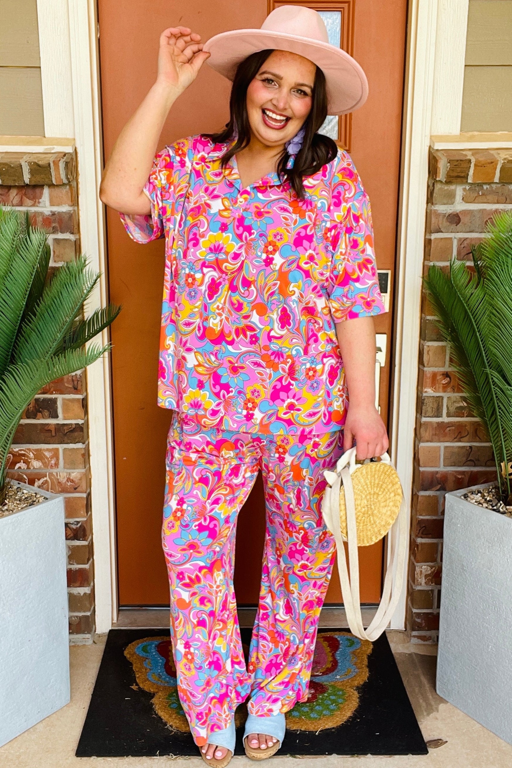 Paradise Bound Top And Pant Set - SET051MU