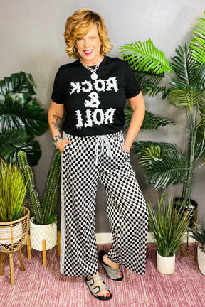 Check The Trend Drawstring Waist Pants