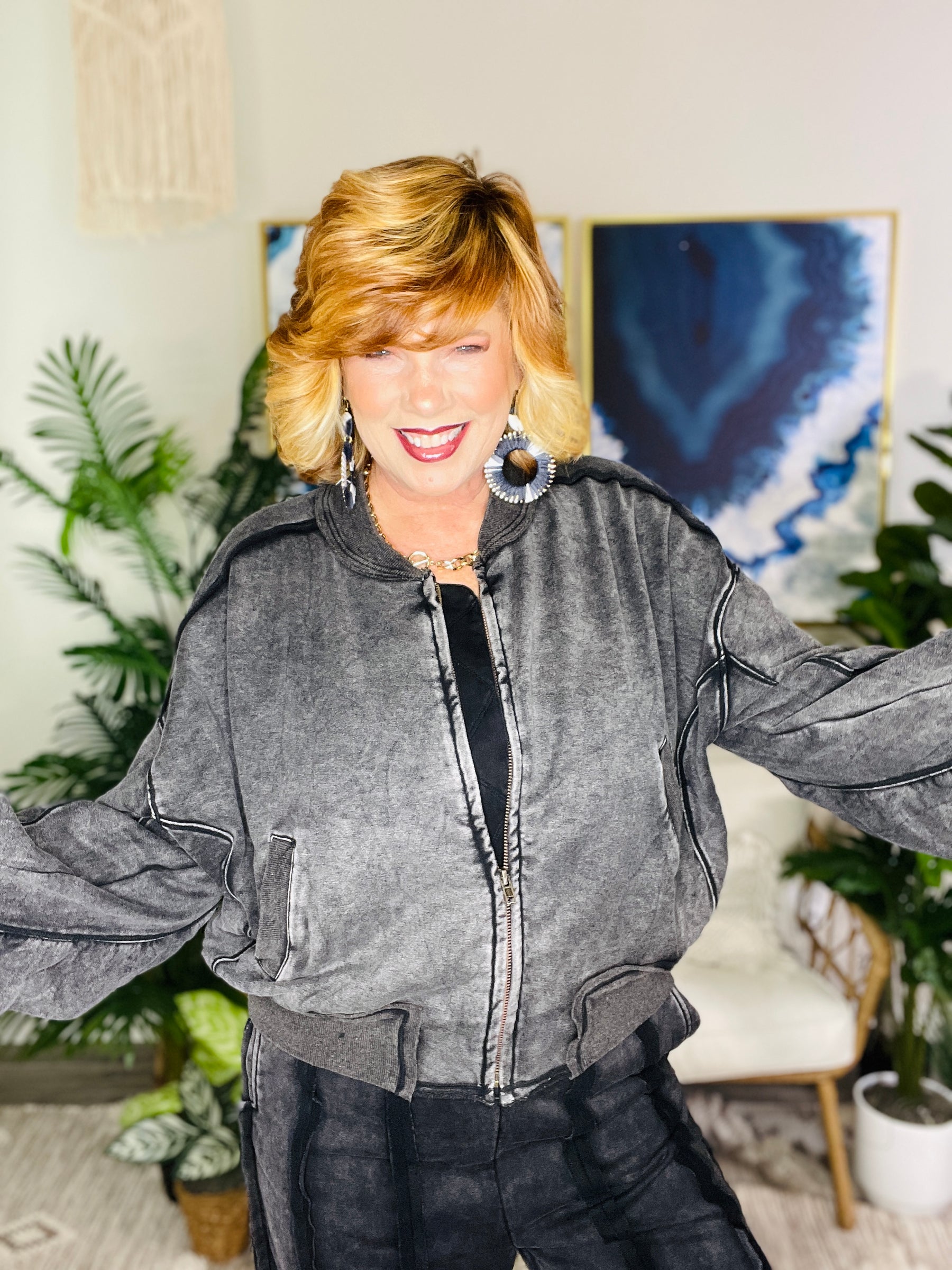 Faded Intentions Jacket - OT216BK