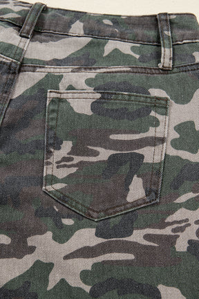 Catch Me If You Can Camo Cargo Wide Leg Pants