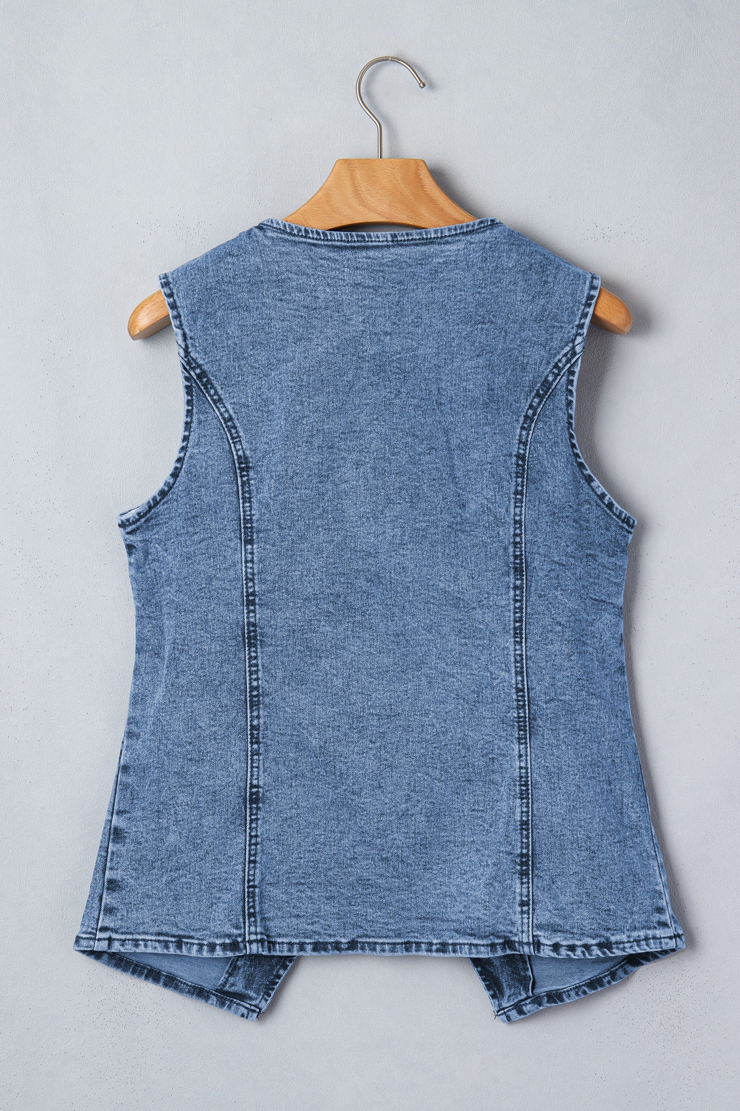 All Things Light Blue Denim Vest