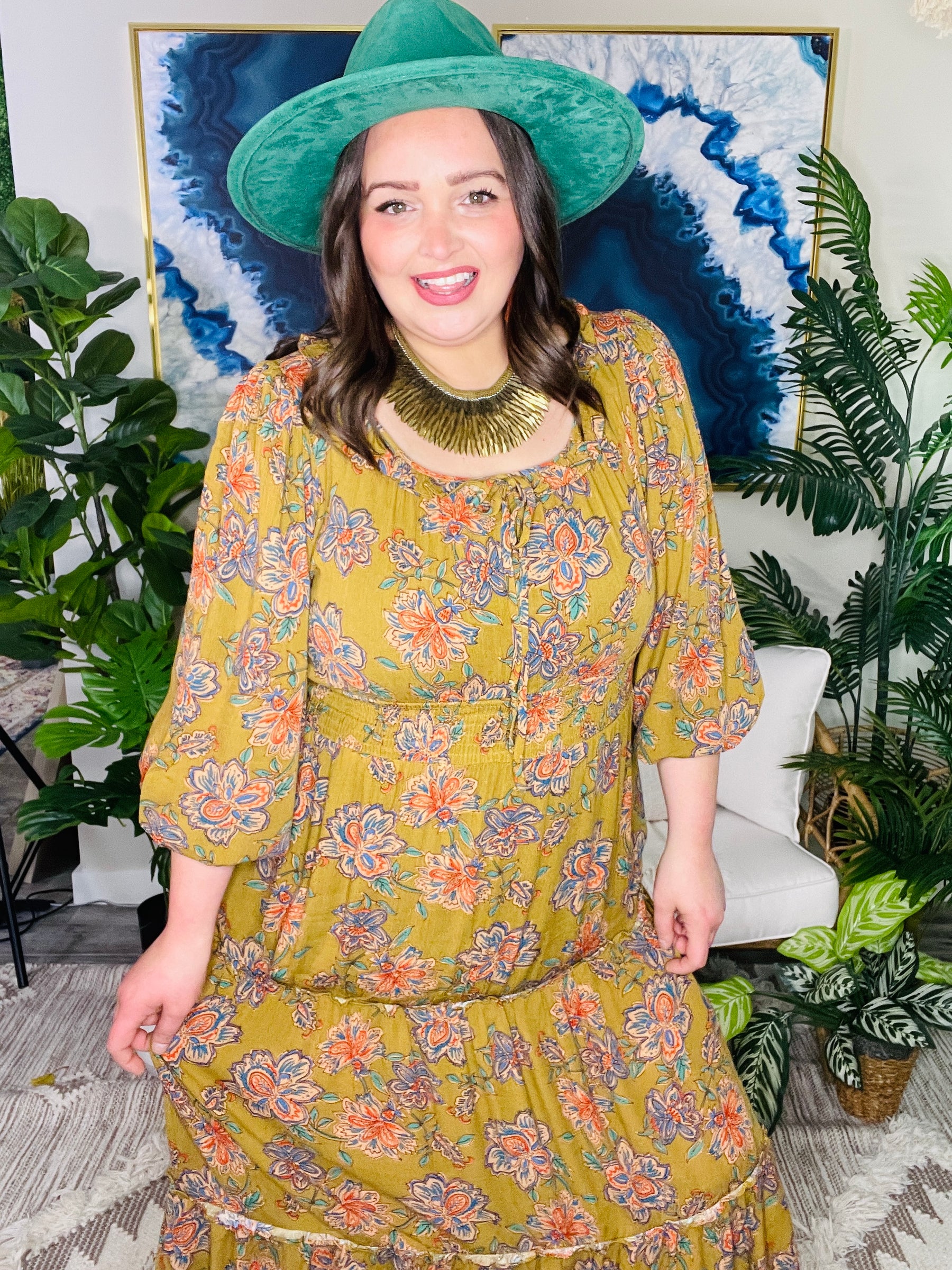 Boho In Bloom Dress - DR269OL