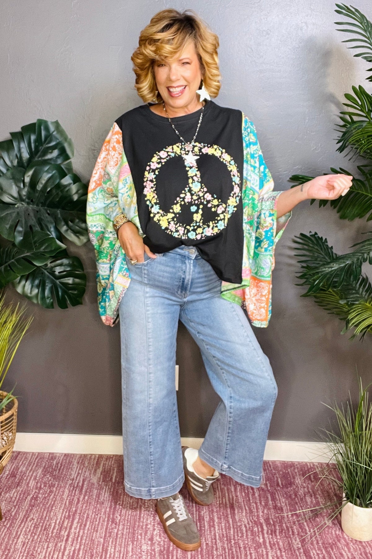 Dakota Full Size High Rise Crop Wide Leg Jeans
