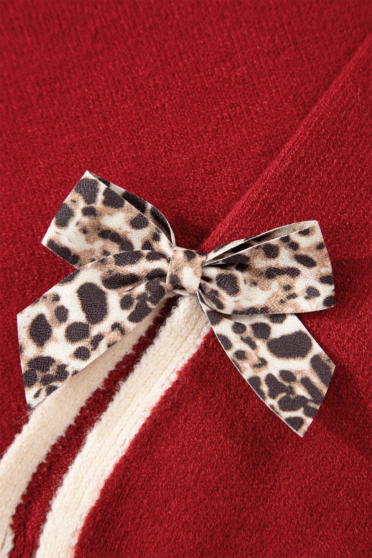 Bow Obsessed Red Sweater