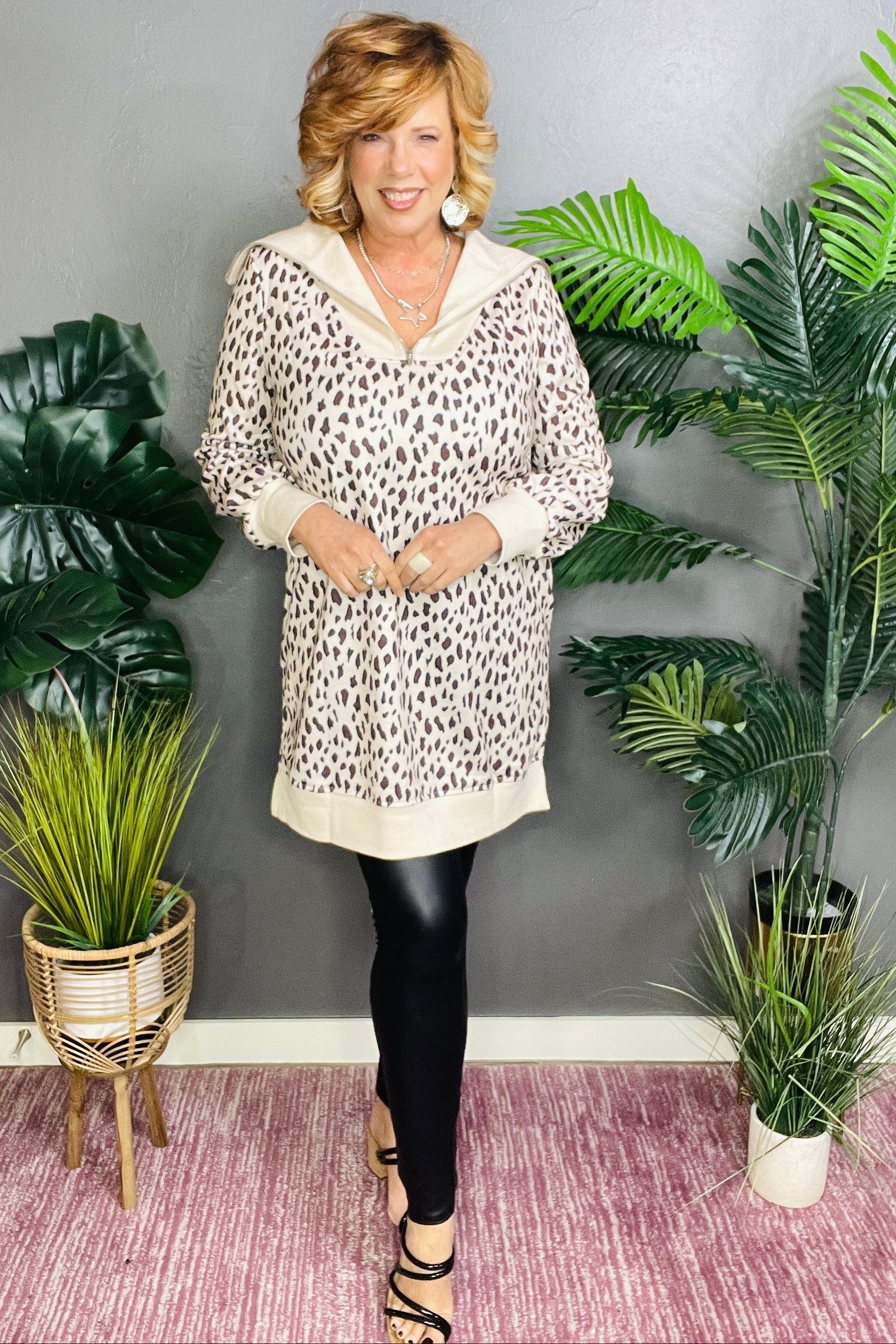 Built On Confidence Zip Up Tunic