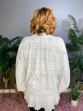 Now I'm Free Boho Top - S110GR