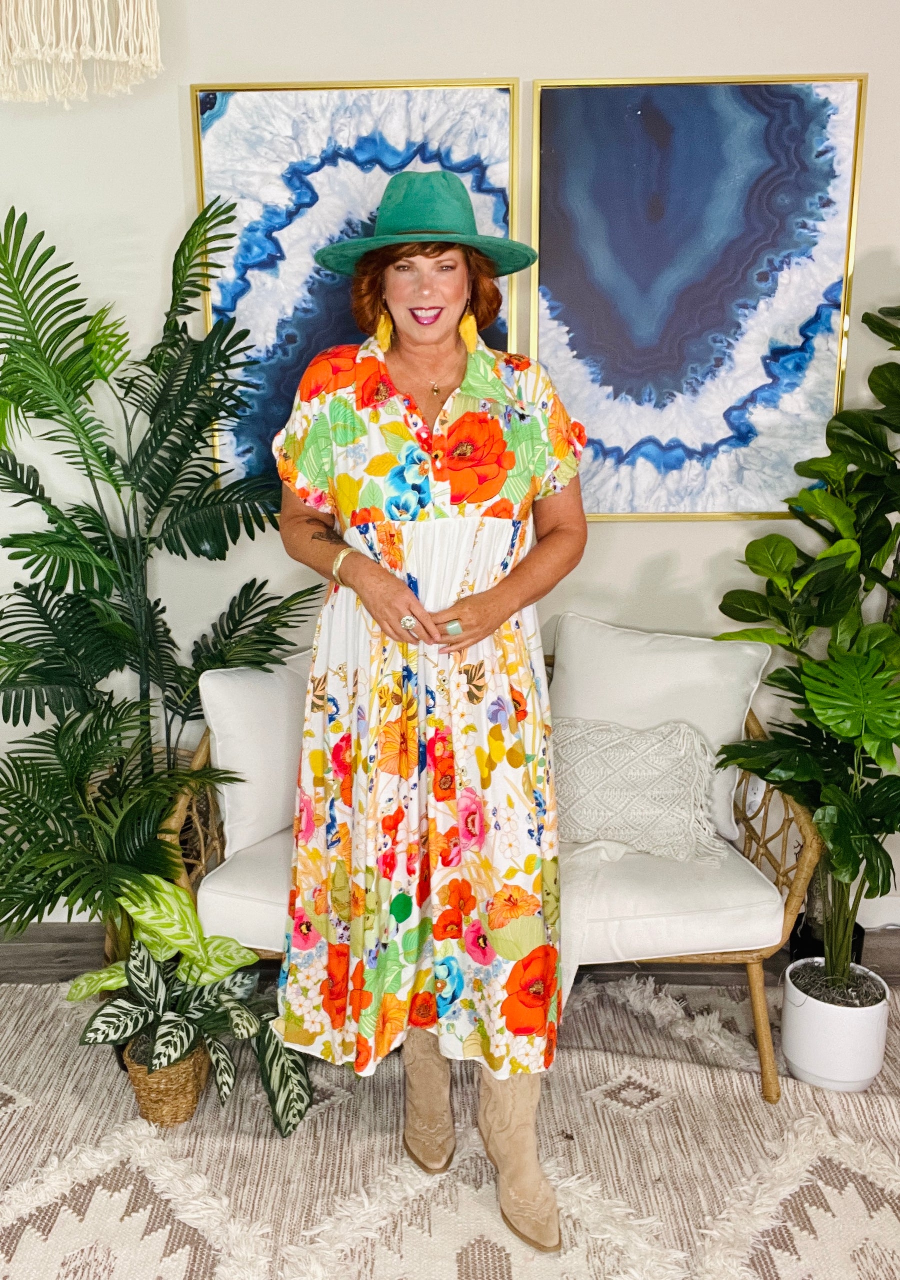 Garden Getaway Dress - DR234IV