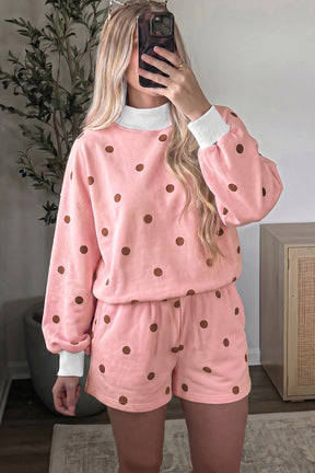Sweet On Spots Top And Short Set (2 Colors)