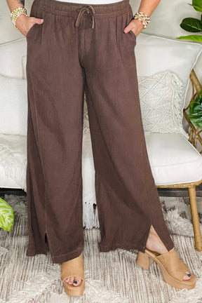 Classic Crush Brown Pant - P096BR