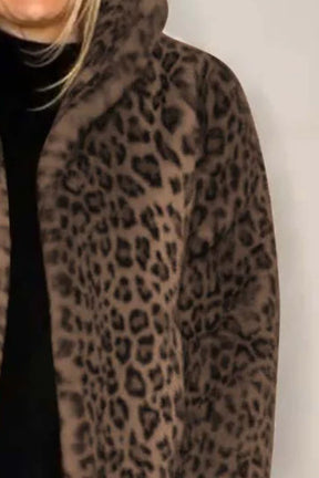 She's A Fierce One Brown Faux Fur Coat - O5744BR