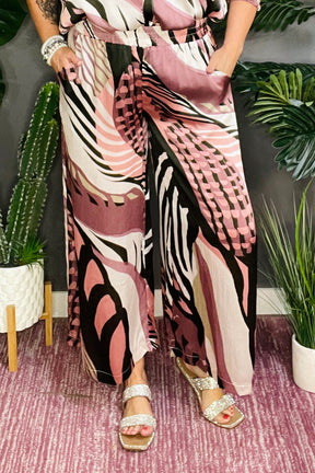 Art In Motion Abstract Pants - P045MU