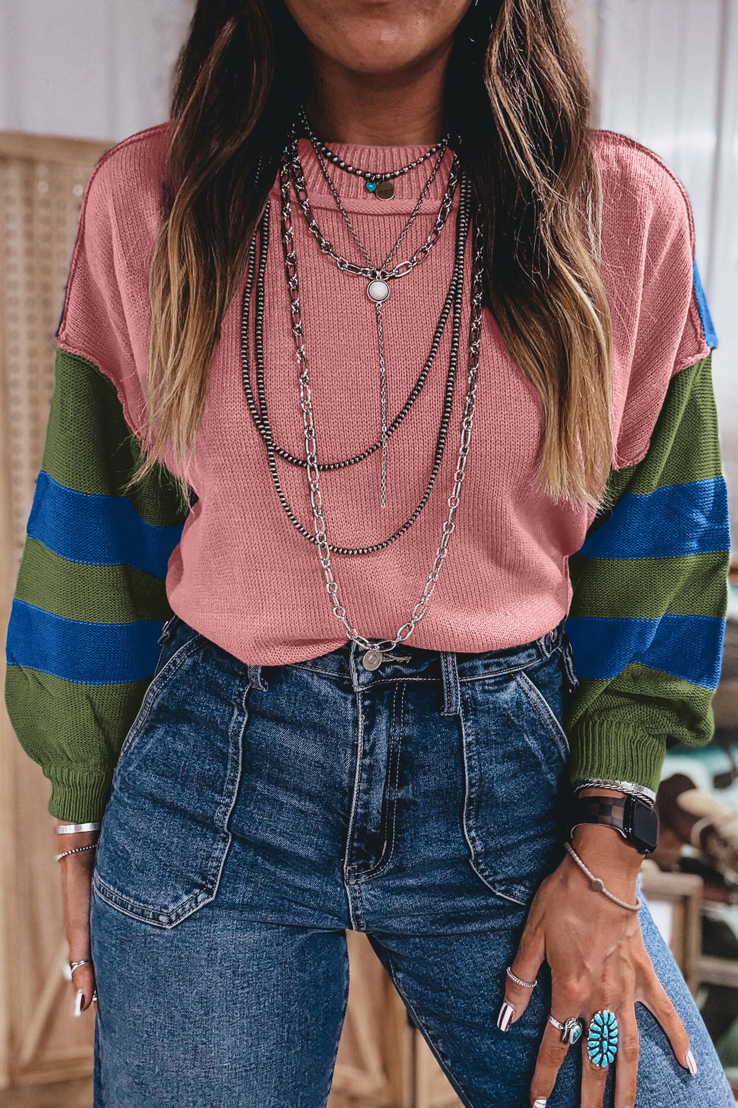 Mix It Up Colorblock Top