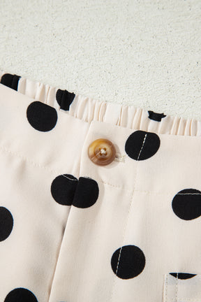Dots On Repeat White Pants