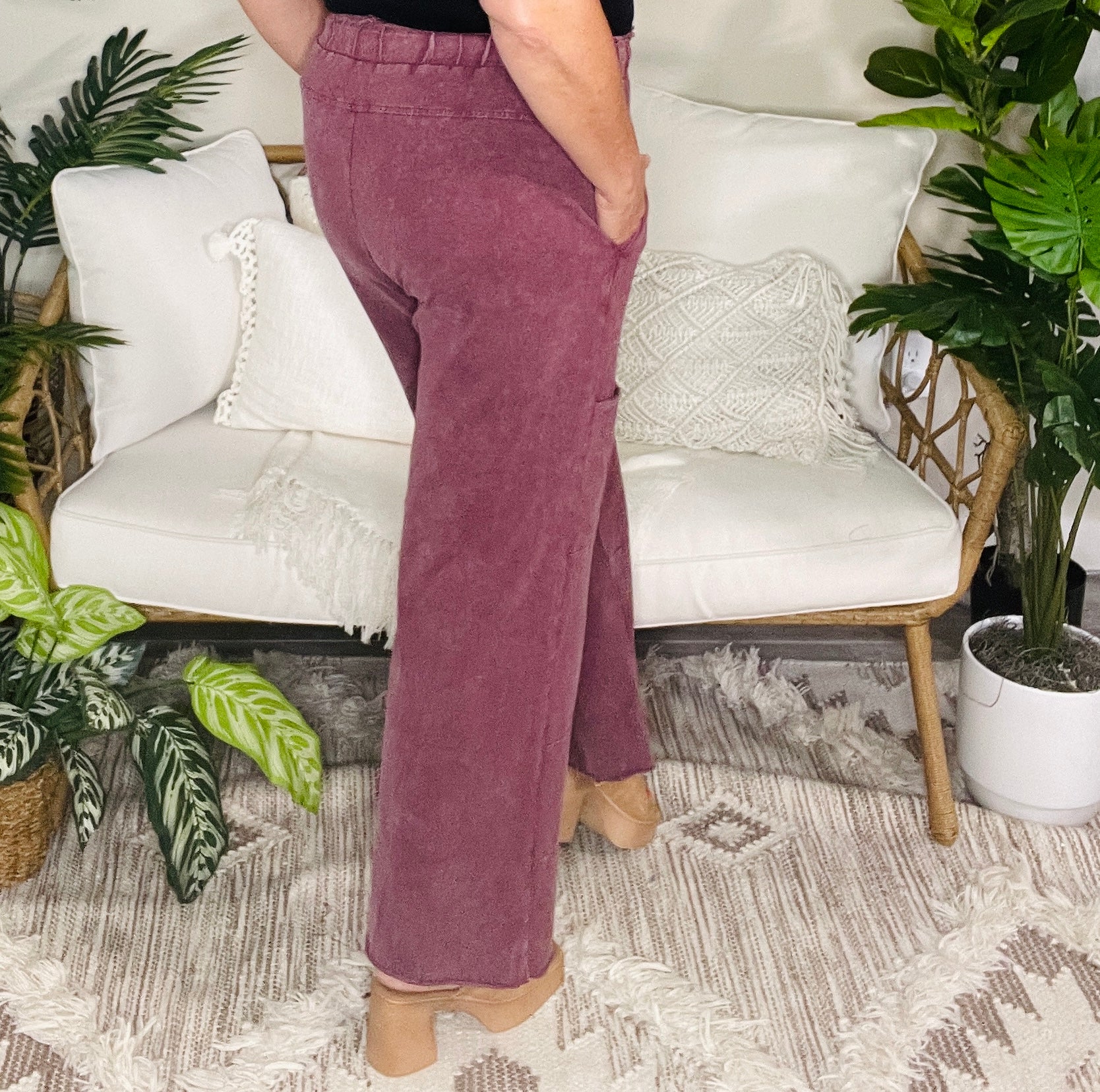 All Day Comfort Mineral Wash Pants (2 Colors)