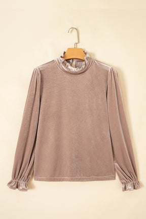 Crushing On Velvet Top