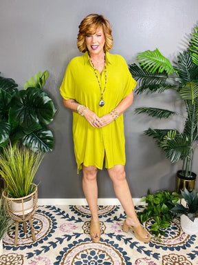 Feeling Extra Special Avocado Dress - DR167AV