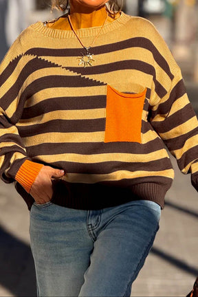 Stripe Hype Colorblock Sweater