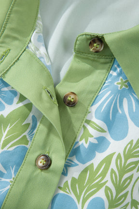 Coastal Luxe Floral Print Dress