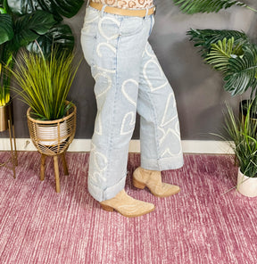 Don't Go Breaking My Heart Jeans - J017DN