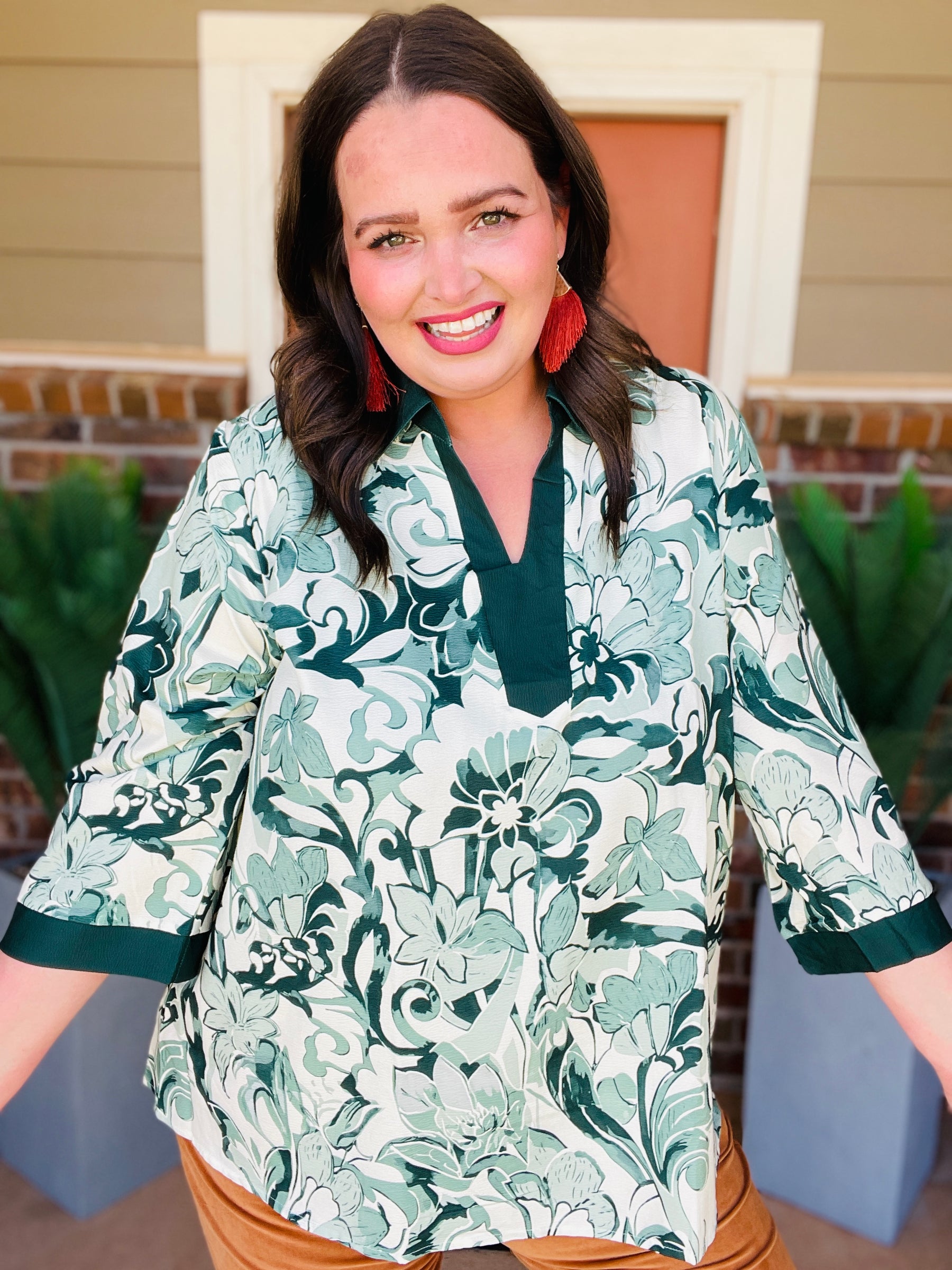 Fresh Picked Floral Top - S976GN