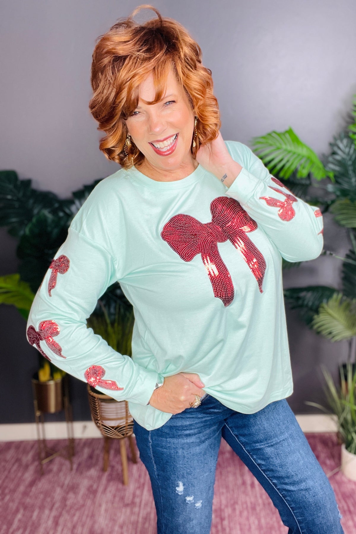 Perfect Little Bow Top - S219TU