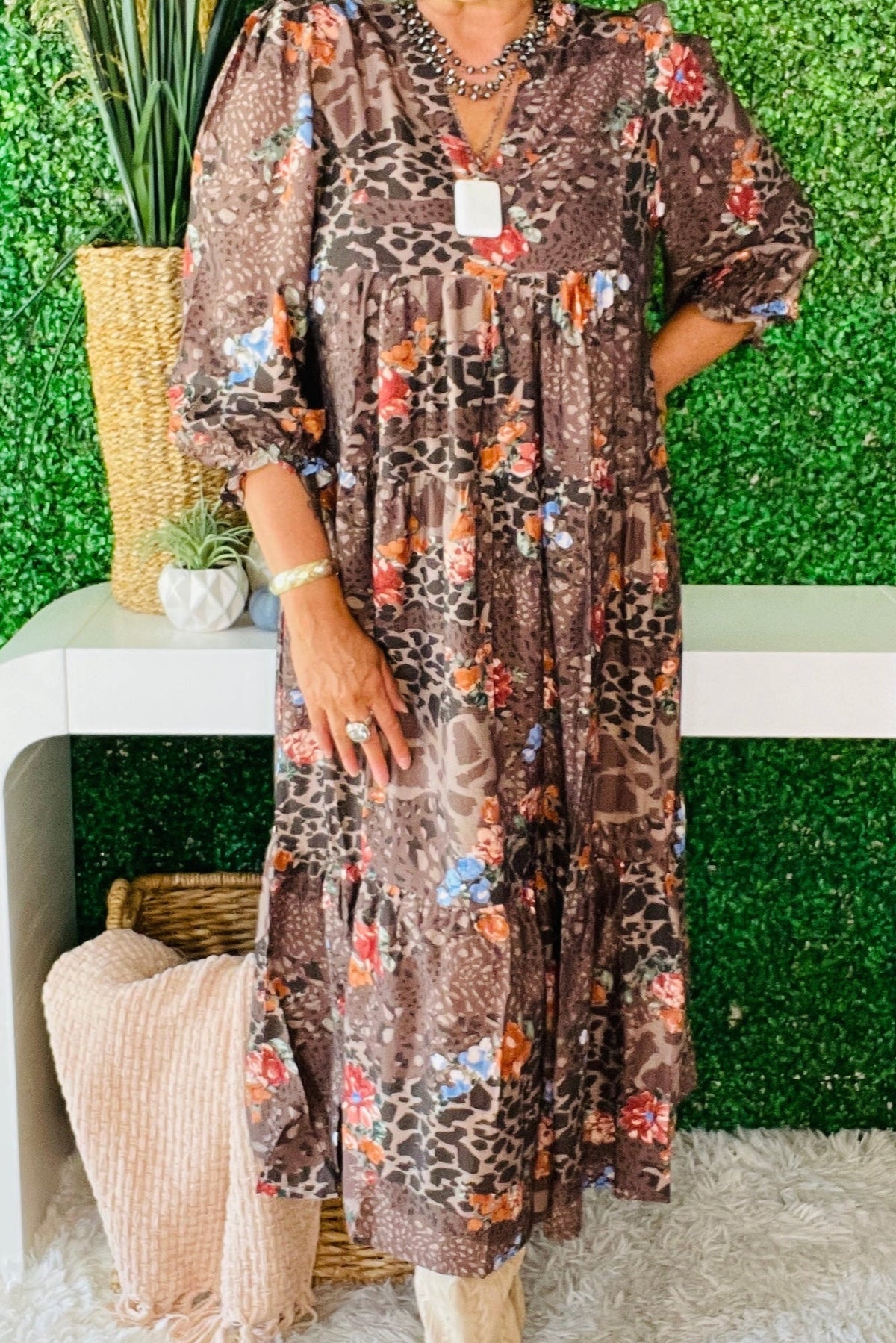 Wild Beauty Midi Dress - DR005LE