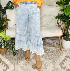 Ruffle Me Happy Pants - P153DN