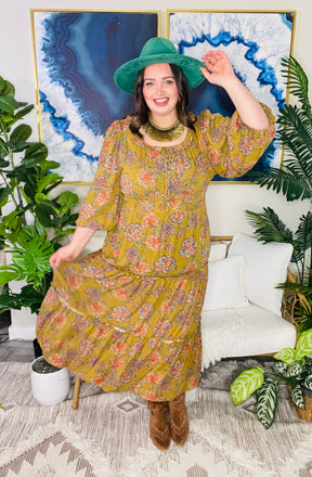 Boho In Bloom Dress - DR269OL