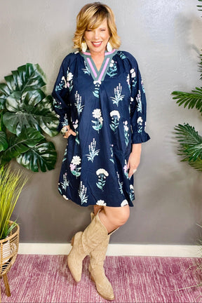 Bloom Beautifully Midnight Mix Dress - DR016MD