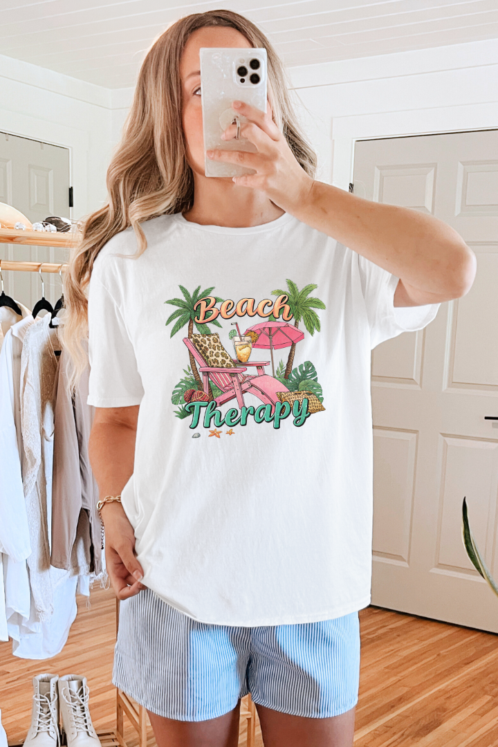 Beach Therapy Graphic Tee