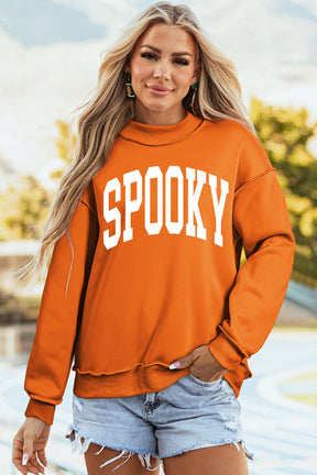 Spooky Season Mock Neck Sweatshirt