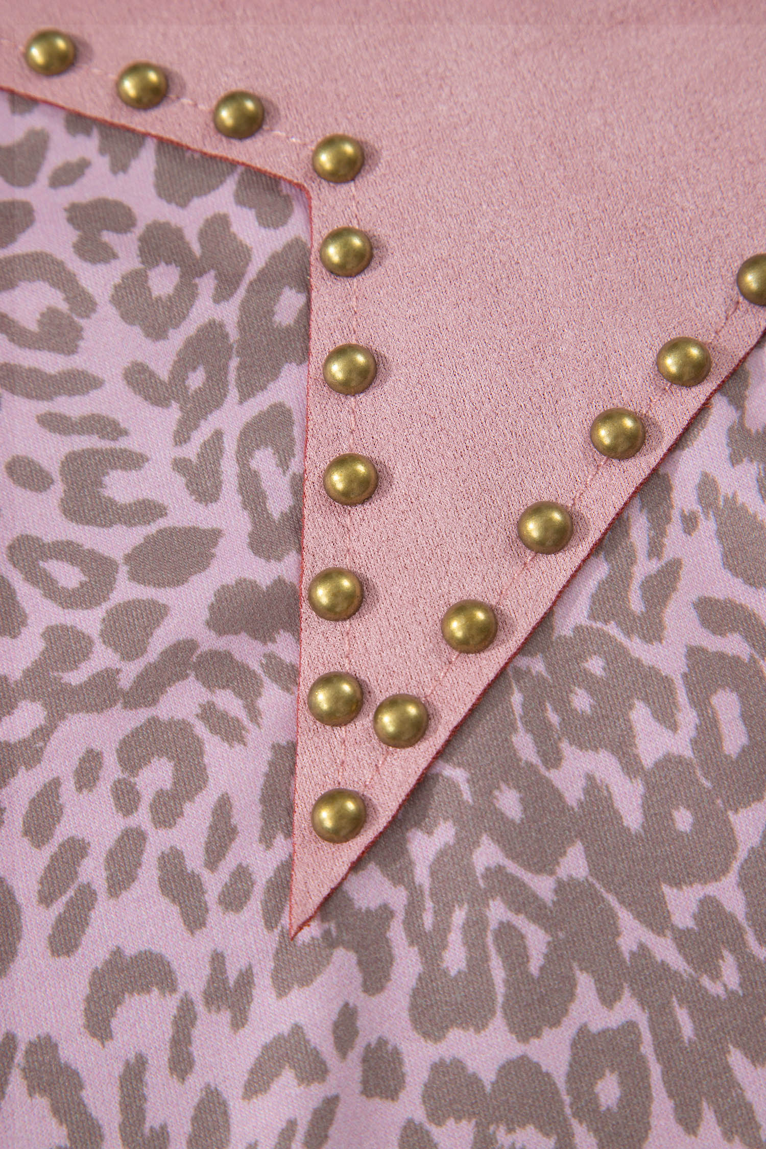 Starry Eyed Pink Leopard Retro Top